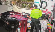 Konya'da kaza : Otomobil ile elektrikli motosiklet çarpıştı
