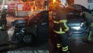 Hatay Dörtyol'da araç yangını