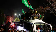İsrail'in serbest bıraktığı 5 Filistinli esir Gazze'ye döndü