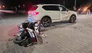 Gazipaşa’da motosiklet ile otomobil çarpıştı : Sürücü ağır yaralandı