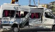 Kocaeli'de tırla çarpışan işçi servisi devrildi : Çok sayıda yaralı var
