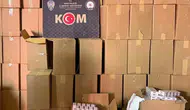 İzmir Bornova'da kaçakçılık : 1 milyon makaron ele geçirildi