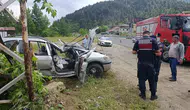 Kahramanmaraş'ta trafik kazası : Sürücü yaralandı