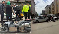 Bursa'da kaza : Motosikletli kurye yaralandı