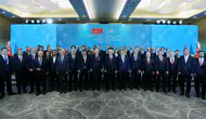 Türk Devletleri Teşkilatı Türkistan Zirvesi başladı : Liderlerden tarihi aile fotoğrafı