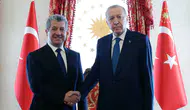 Cumhurbaşkanı Erdoğan, IKBY Başbakanı Mesrur Barzani'yi kabul etti