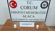 Çorum Alaca’da uyuşturucu operasyonu : 3 gözaltı