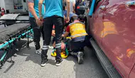 Muğla Menteşe'de otomobil ile motosiklet çarpıştı : 1 kişi yaralandı