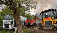 Yozgat'ta yangın : Ev, tandır ve ahır kullanılamaz halde