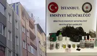 Şişli’de yangın ihbarı uyuşturucu serasını ortaya çıkardı : 500 bin TL’lik kenevir