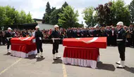 Tekirdağ'da şehit olan polis memurları Erkan Tütüncüler ve Emrah Koç son yolculuğuna uğurlandı