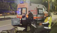 Aksaray'da kaza : Otomobil sürücüsü motosiklete çarpıp kaçtı
