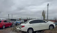 Eskişehir'de iki otomobil çarpıştı : 10 yaşındaki çocuk yaralandı