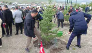 Ardahan'da Şehit ve Gazi Ormanı açıldı : Fidanlar toprakla buluştu