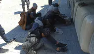 Tokat Erbaa’da tır dorsesinde kaçak göçmen operasyonu : 7 yakalama