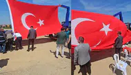 Tekirdağ temel atma töreninde bayrak hassasiyeti