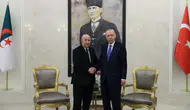 Cumhurbaşkanı Erdoğan, Cezayirli mevkidaşı Tebbun'u karşıladı