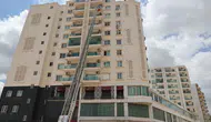 Mardin'de 10 katlı binanın giriş katında yangın : 6 kişi hastaneye kaldırıldı