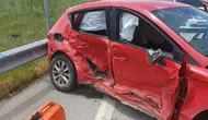 Kırklareli'nin Babaeski ilçesinde otomobiller çarpıştı : 3 yaralı