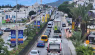 Bodrum'da bayram yoğunluğu : 24 saatte 20 bin araç giriş yaptı