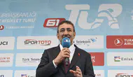 Cumhurbaşkanı Yardımcısı Yılmaz, 61. Cumhurbaşkanlığı Türkiye Bisiklet Turu'nda konuştu