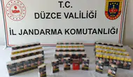 Düzce'de kaçakçılık operasyonları : Çok sayıda elektronik sigara ve tütün ele geçirildi