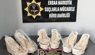 Tokat'ta uyuşturucu operasyonu : Topuk ayakkabıdan 1.6 kilogram eroin çıktı