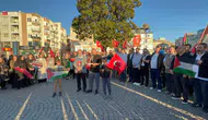 Çanakkale'de Küresel Sumud Filosu'na yönelik destek gösterisi düzenlendi
