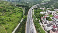 TEM Otoyolu Kocaeli geçişinde bayram yoğunluğu yaşanıyor