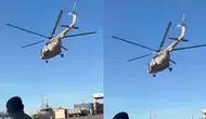 Meksika'da askeri helikopter, kalkıştan saniyeler sonra yere çakıldı