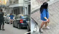 Aydın’da sokak ortasında kılıçlı dehşet : Korku salan kadın biber gazıyla etkisiz hale getirdi