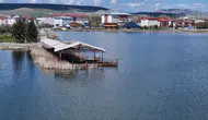 Sivas'ta kuruma noktasına gelen Ulaş Gölü doldu taştı