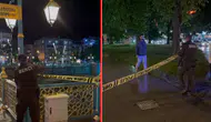 Tokat'taki Atatürk Köprüsü, taşkın riski nedeniyle yaya trafiğine kapatıldı