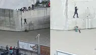 Artvin'de akıntıya kapılan çocuk vatandaşların yardımıyla kurtarıldı