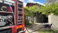 Bolu'da bir evin banyosunda yangın çıktı