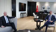 Bakan Fidan, Kanada Danışmanı Morrison ile bir araya geldi