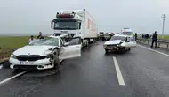Şanlıurfa'da zincirleme trafik kazası : 2 ölü, 2 yaralı