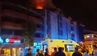 Zonguldak Çaycuma'da 4 katlı binada yangın