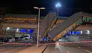 Almanya'da iki yük treni köprüde çarpıştı : Vagonların caddeye düştüğü kazada 1 ölü
