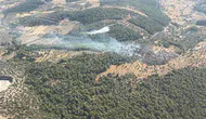 Muğla Milas'ta zirai yangın : Ekipler havadan ve karadan müdahale etti
