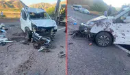 Elazığ Palu'da ticari araç takla attı : 2'si çocuk 5 yaralı