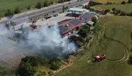 Kastamonu'da dinlenme tesisinde yangın çıktı