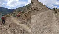 Elazığ'ın Gökdere-Beyhan sahil yolunda çalışmalar başladı