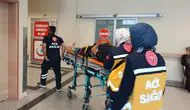 Adıyaman'da devrilen kamyonun sürücüsü yaralandı
