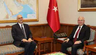 Bakan Güler, Mısır Büyükelçisi El Şeyh ile bir araya geldi