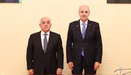 TBMM Başkanı Kurtulmuş, Azerbaycan Başbakanı Esedov ile görüştü