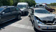 Balikesir'de 6 araçlı zincirleme kaza : 2 kişi yaralandı