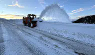Ardahan'da kardan kapanan yayla yolları açılıyor