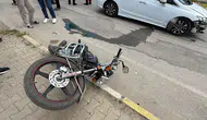 Muş'ta trafik kazası : Otomobil ile motosiklet çarpıştı, 2 kişi yaralandı