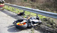 Malatya'da otomobil ile çarpışan motosiklet sürücüsü yaralandı